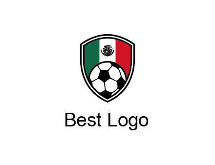 soccer inside mexico shield Logo