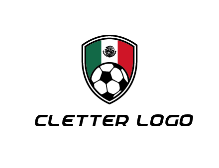 soccer inside mexico shield Logo