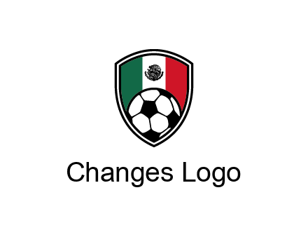 soccer inside mexico shield Logo