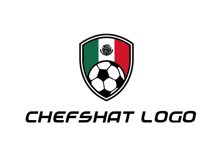 soccer inside mexico shield Logo