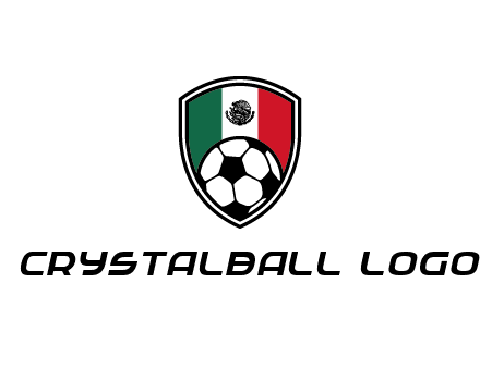 soccer inside mexico shield Logo