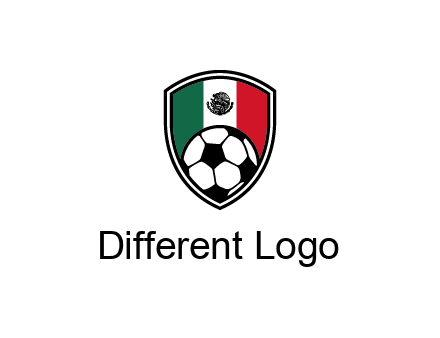 soccer inside mexico shield Logo