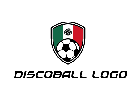 soccer inside mexico shield Logo