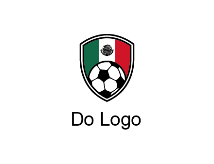 soccer inside mexico shield Logo