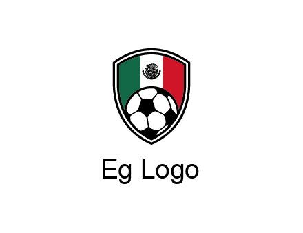 soccer inside mexico shield Logo