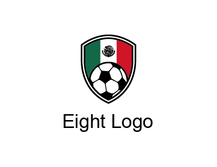 soccer inside mexico shield Logo