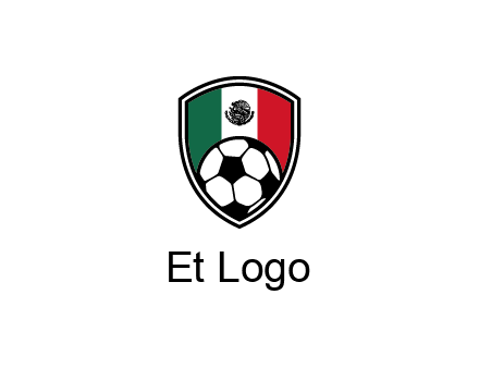 soccer inside mexico shield Logo