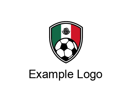 soccer inside mexico shield Logo
