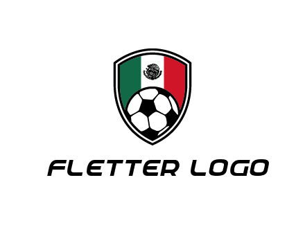 soccer inside mexico shield Logo