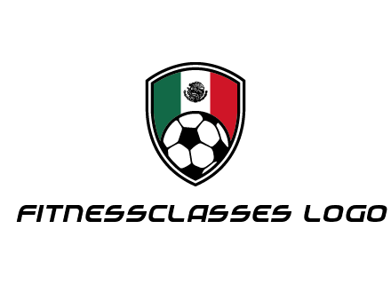 soccer inside mexico shield Logo