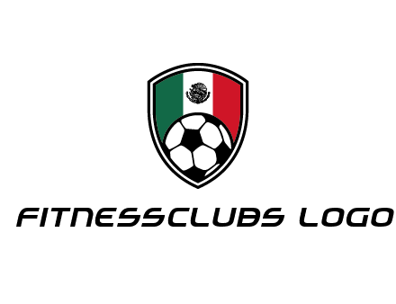 soccer inside mexico shield Logo