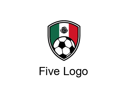 soccer inside mexico shield Logo