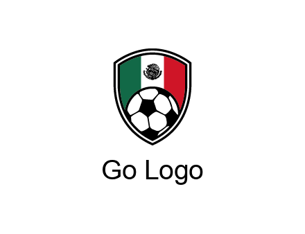 soccer inside mexico shield Logo