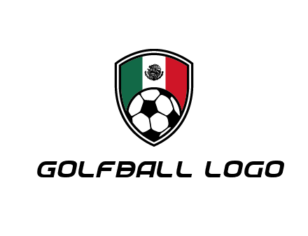 soccer inside mexico shield Logo