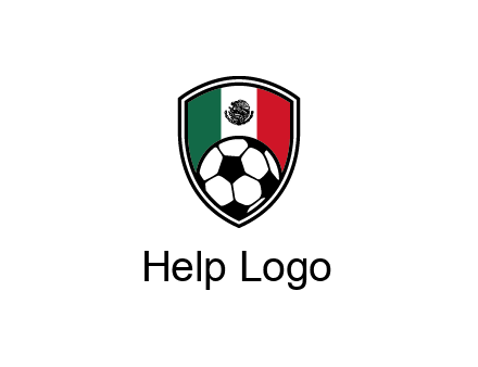 soccer inside mexico shield Logo
