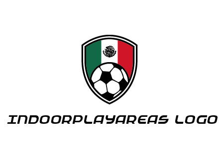 soccer inside mexico shield Logo