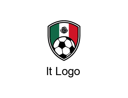soccer inside mexico shield Logo