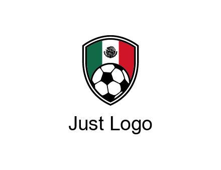 soccer inside mexico shield Logo