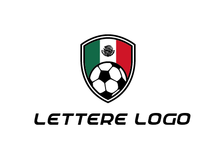 soccer inside mexico shield Logo