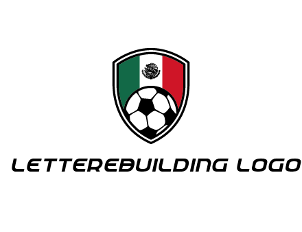 soccer inside mexico shield Logo