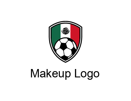 soccer inside mexico shield Logo