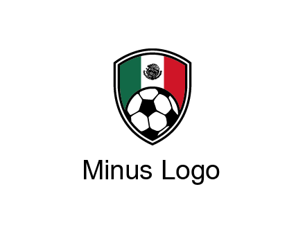 soccer inside mexico shield Logo