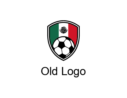 soccer inside mexico shield Logo