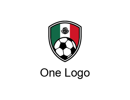 soccer inside mexico shield Logo
