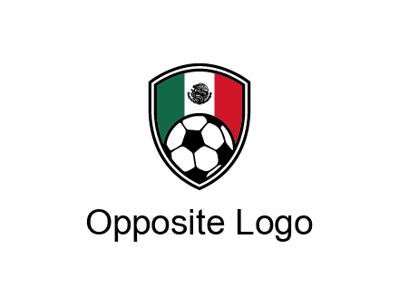 soccer inside mexico shield Logo