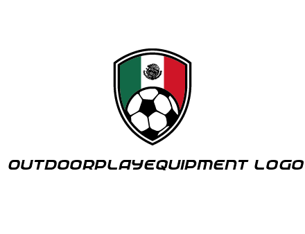 soccer inside mexico shield Logo