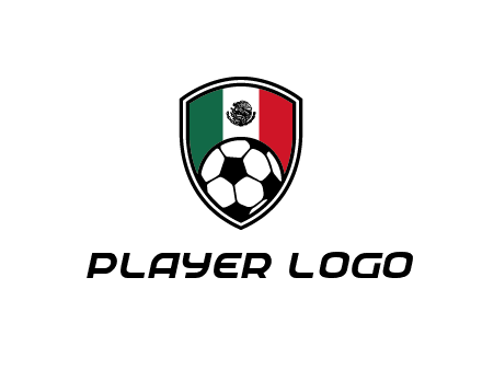 soccer inside mexico shield Logo