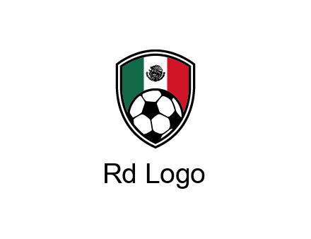 soccer inside mexico shield Logo