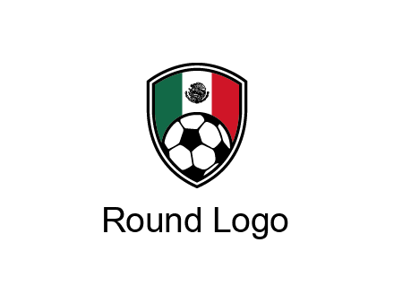 soccer inside mexico shield Logo