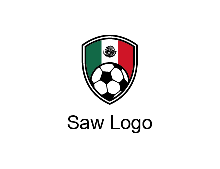 soccer inside mexico shield Logo