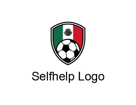 soccer inside mexico shield Logo