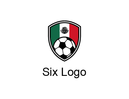 soccer inside mexico shield Logo