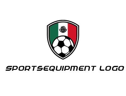 soccer inside mexico shield Logo