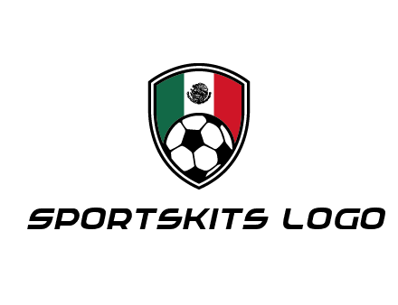 soccer inside mexico shield Logo