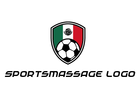 soccer inside mexico shield Logo