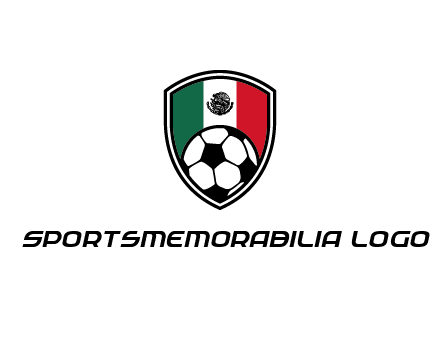 soccer inside mexico shield Logo