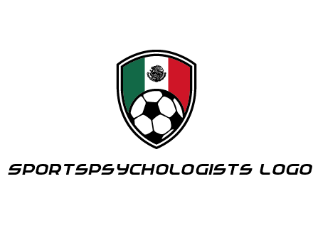 soccer inside mexico shield Logo