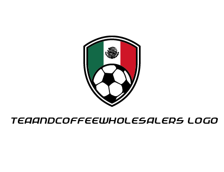 soccer inside mexico shield Logo