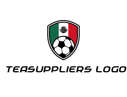 soccer inside mexico shield Logo