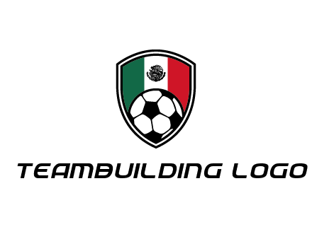 soccer inside mexico shield Logo