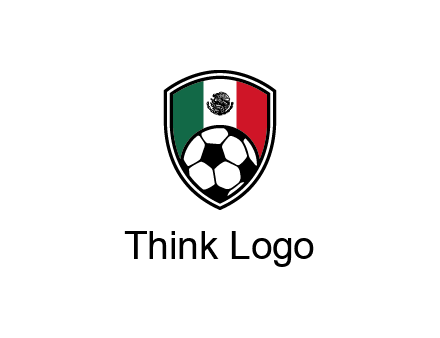soccer inside mexico shield Logo