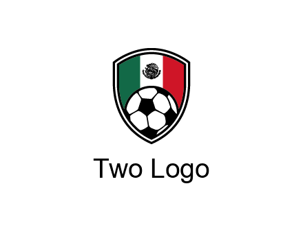 soccer inside mexico shield Logo