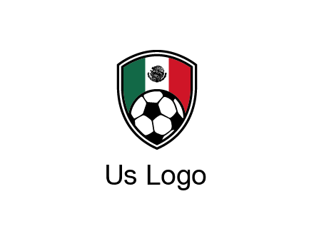 soccer inside mexico shield Logo