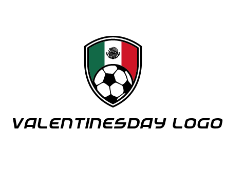 soccer inside mexico shield Logo