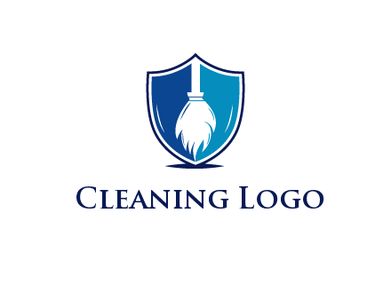 head of mop logo for cleaning services