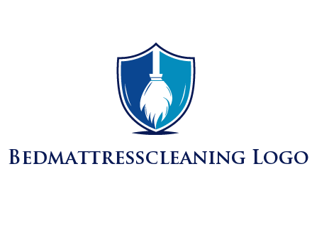 head of mop logo for cleaning services